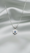 Fine Chain Silver Pendant Necklace