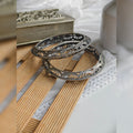 Inaaya Silver Plated Light Weight Brass Bangle Kada