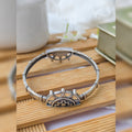 Tarini Brass Silver Plated Kada Bangle