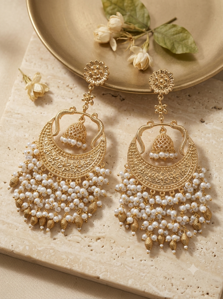 Chandramukhi Jhumka Chandbali
