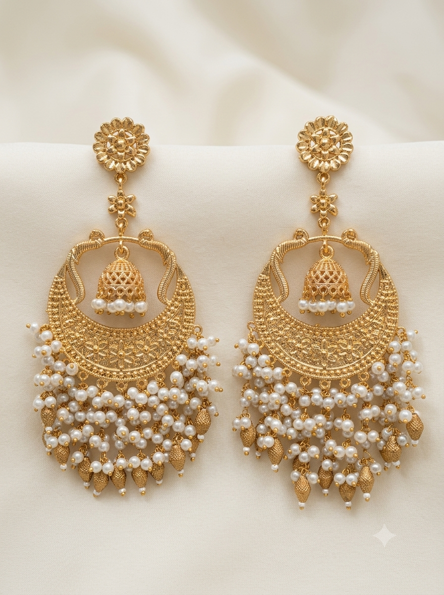 Chandramukhi Jhumka Chandbali