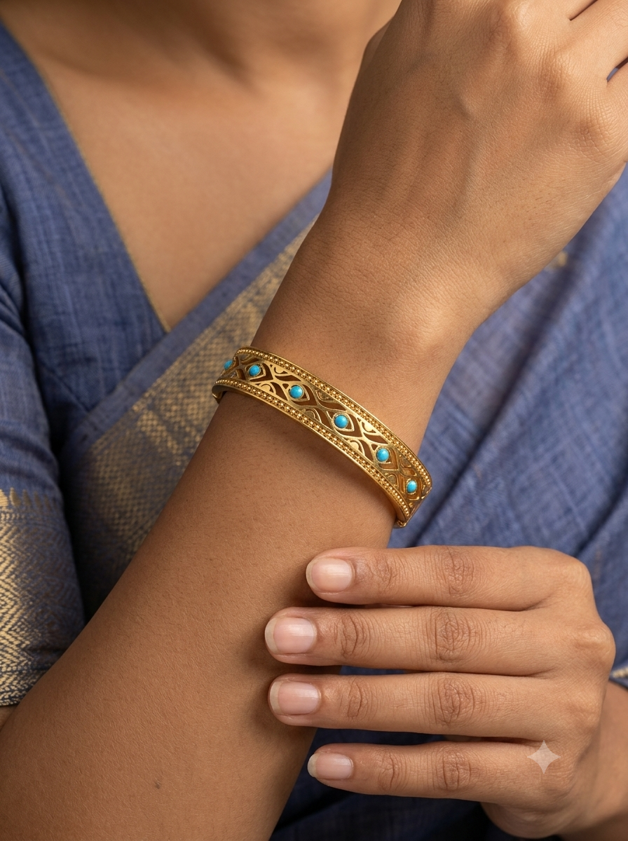 Mina Turquoise Cuff