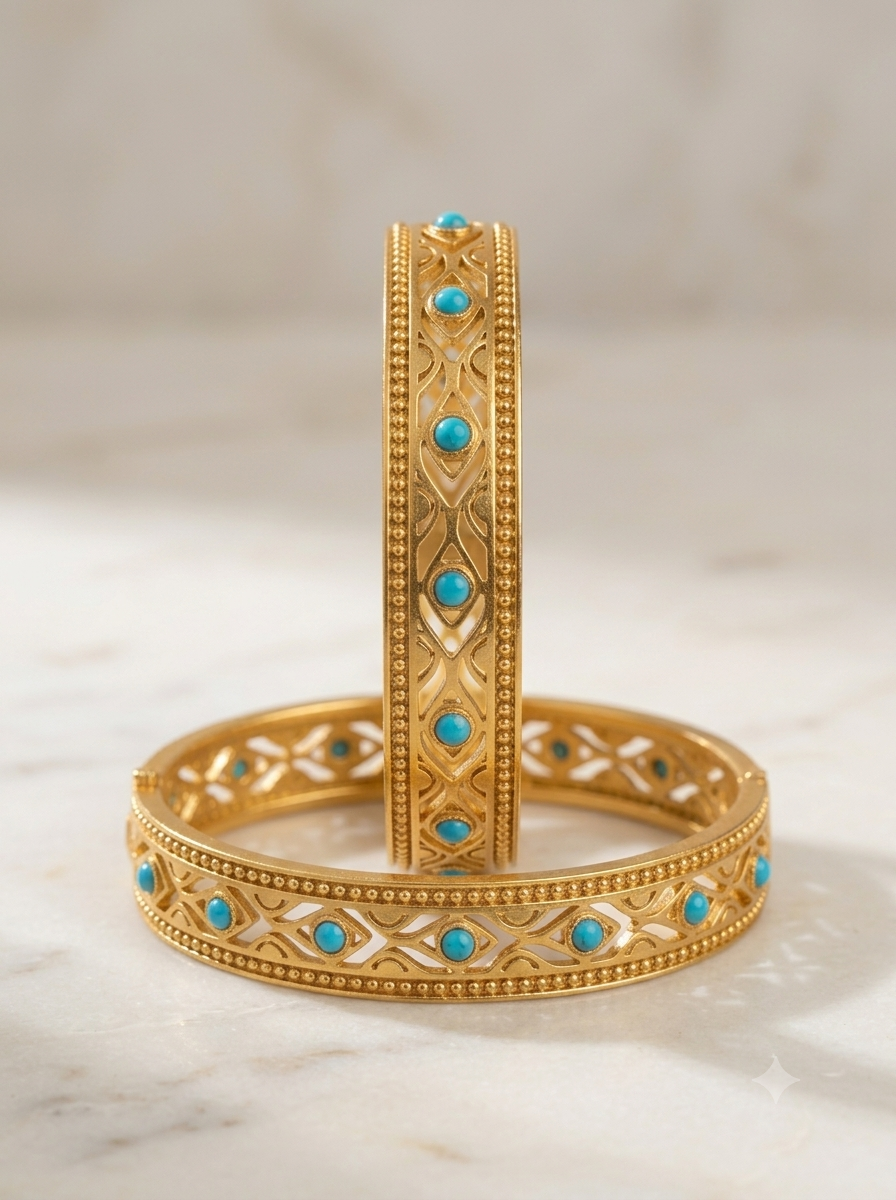 Mina Turquoise Cuff