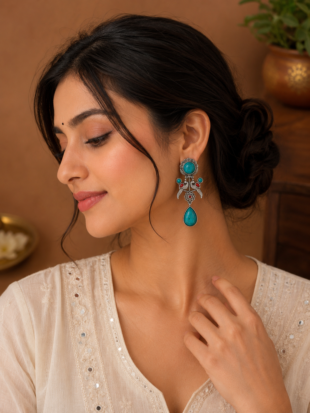 Neelanjali Bird Earrings