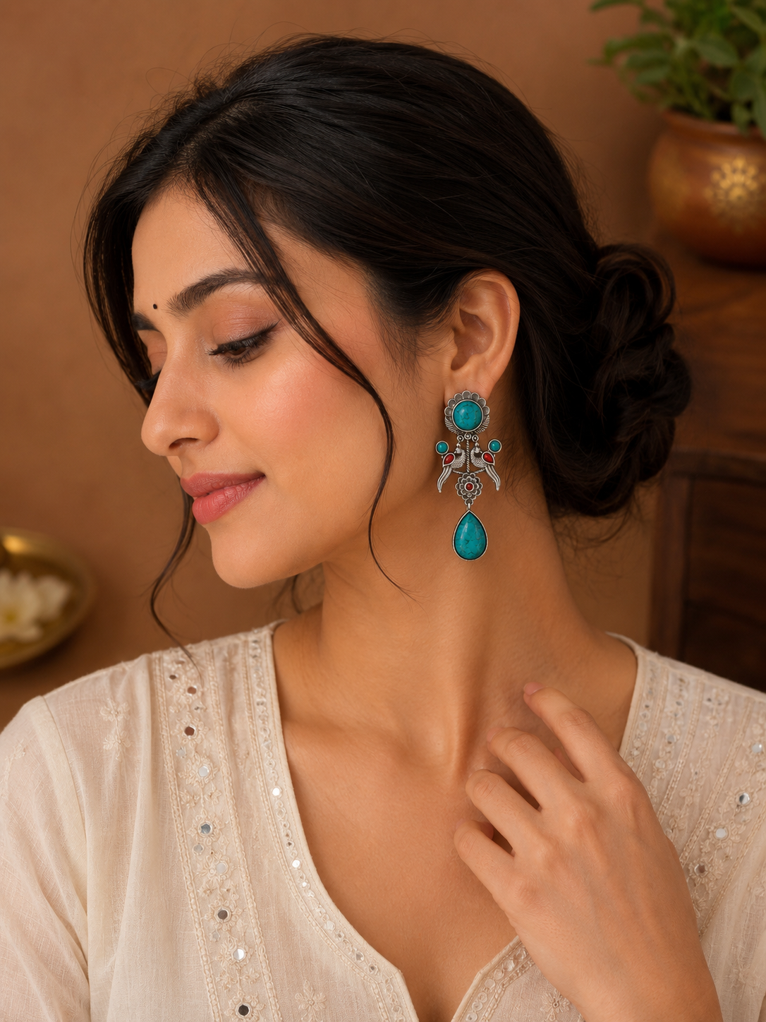 Neelanjali Bird Earrings