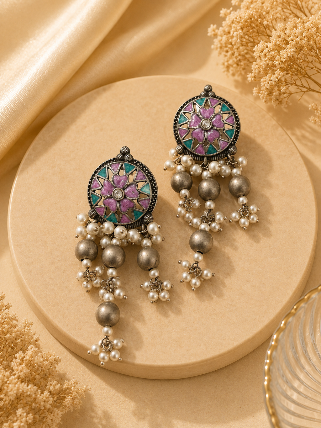 Rangrez Phool Earrings