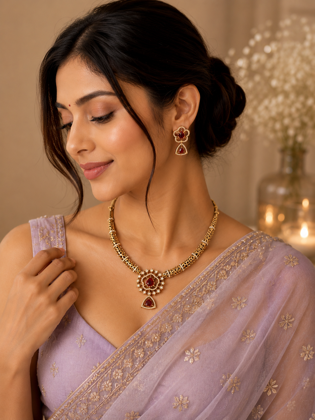 Manikya Noor Necklace Set
