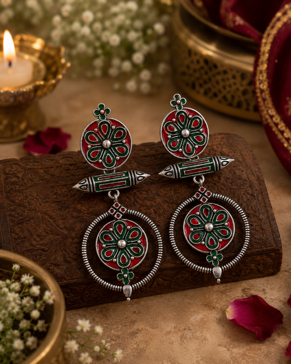 Rangrez Chandbali Earrings