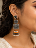 Kesariya Mor Jhumkas