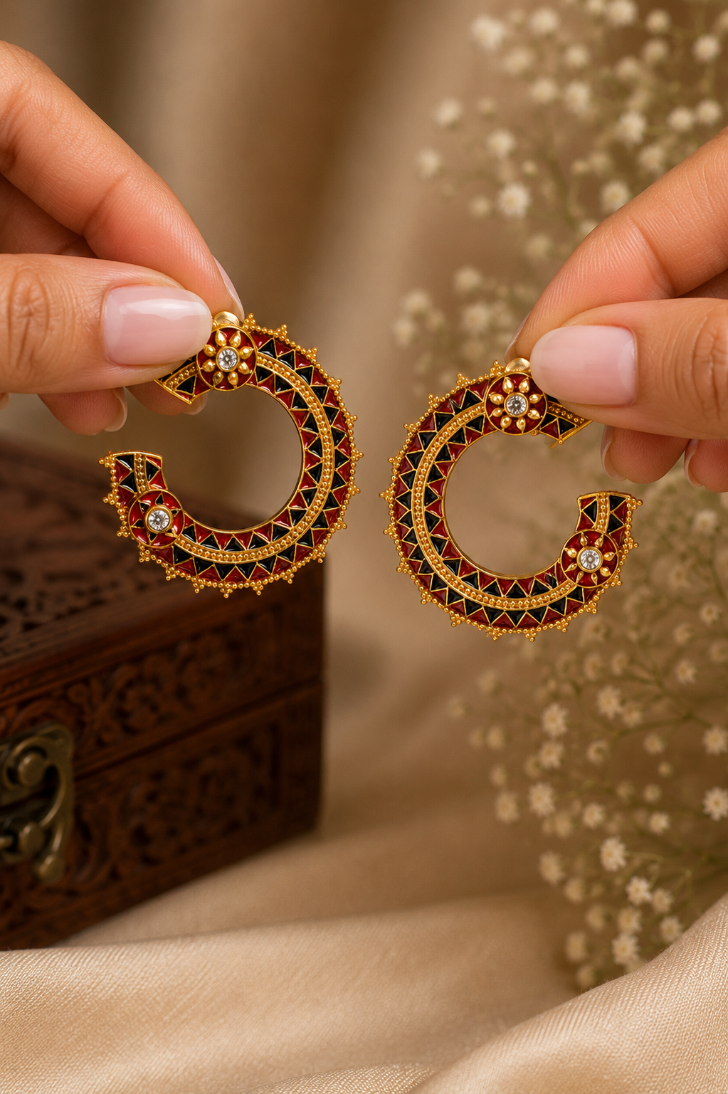 Chandrika Heritage Hoops